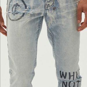 Ksubi Chitch Stoked Scribe in Denim Jeans